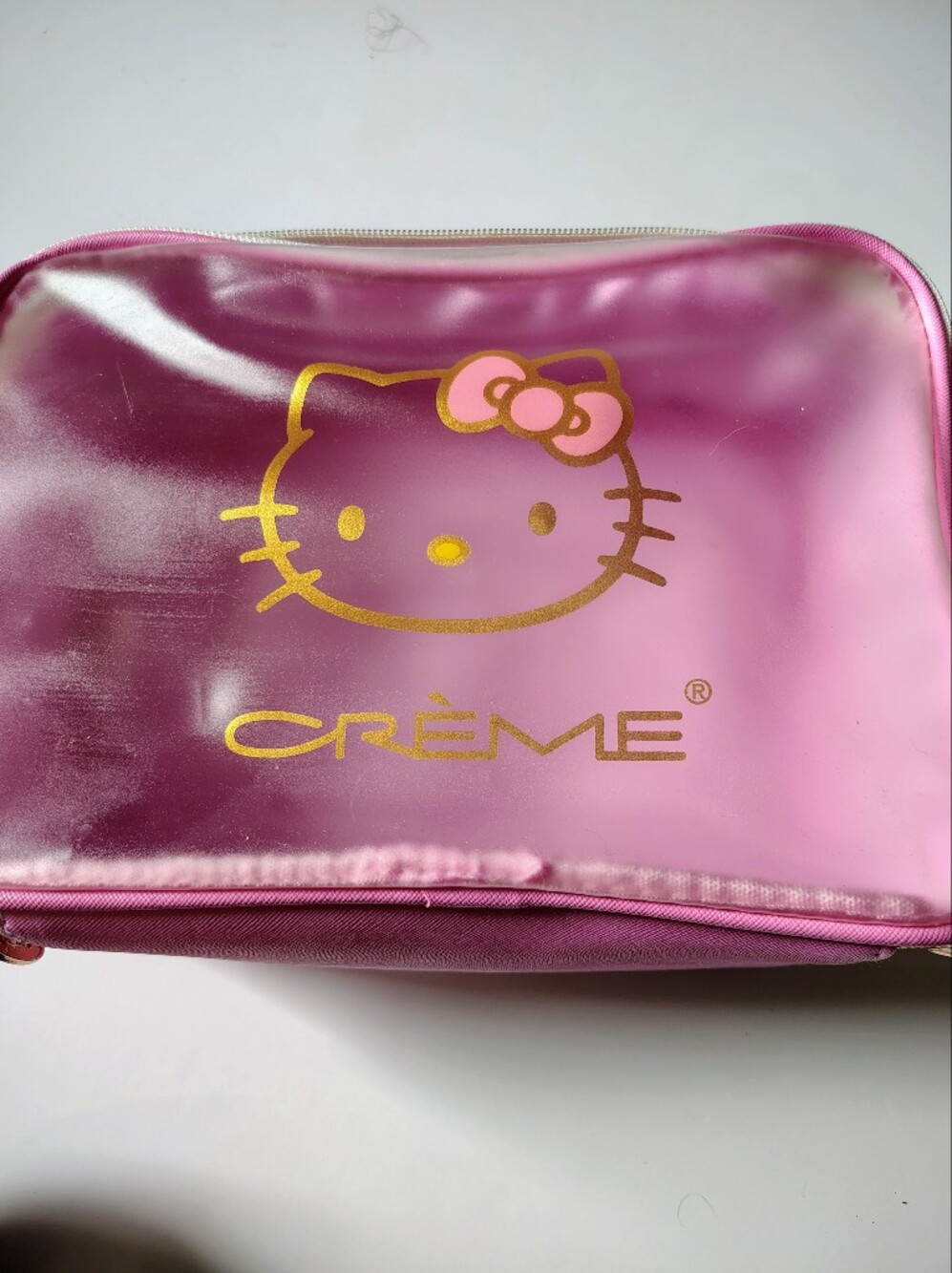 Creme Hello Kitty Makeup Bag